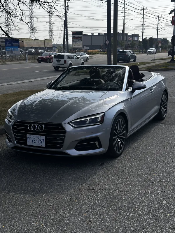 Audi A5 Convertible rental Toronto